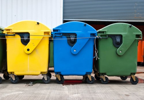 Business waste being collected in Kingston upon Thames