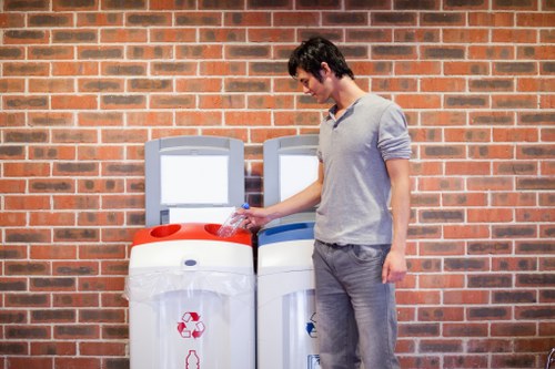 Professional waste removal services in action