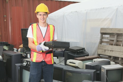 Waste clearance process in action