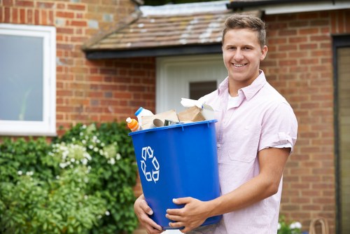 Recycling and donation during loft clearance