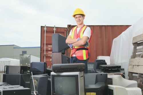 Pricing breakdown on clipboard for business waste removal